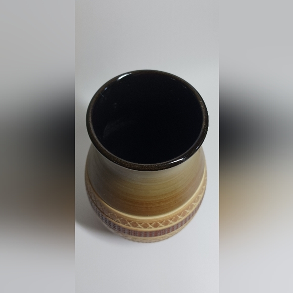 Vintage Keramik Incised Vase 113-20 West Germany Art Pottery - Picture 3 of 5